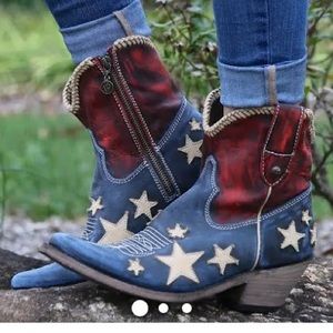 Liberty vintage Fourth of July boots